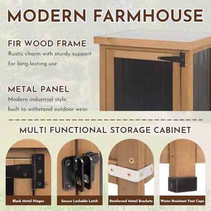 Tall Narrow Outdoor Storage Cabinet