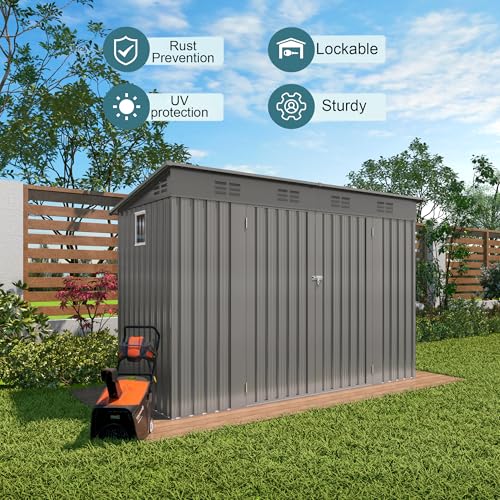 4 * 9.2 * 6 FT Outdoor Storage Shed