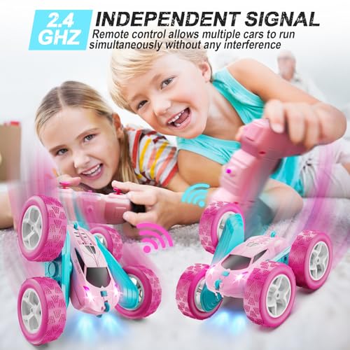 RC Cars Pink Remote Control Car for Girls