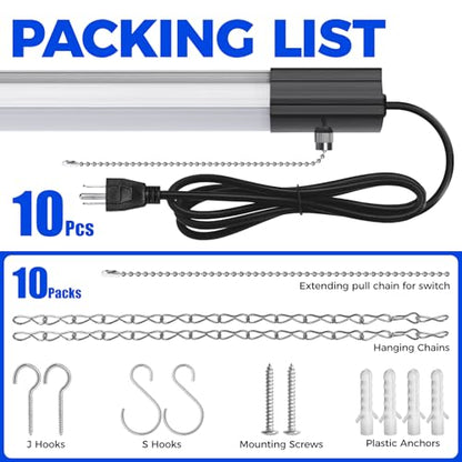 BS84 LED Shop Lights 4FT for Workshop (10 Count)