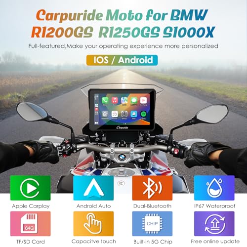 W702B 7" for BMW R1200GS R1250GS S1000XR Motorcycle