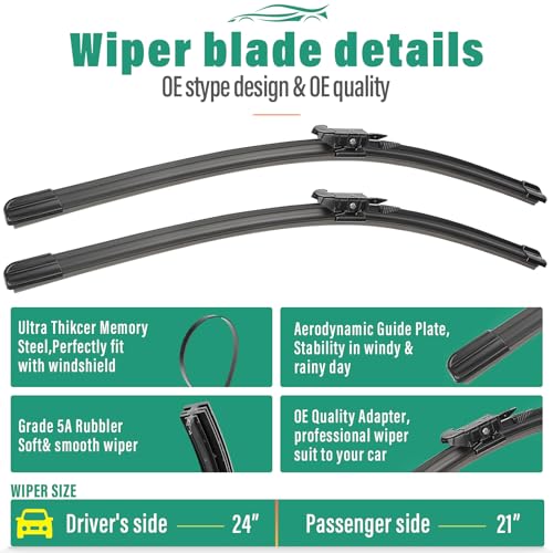 Windshield Wiper Blades Replacement for Buick Enclave 2012
