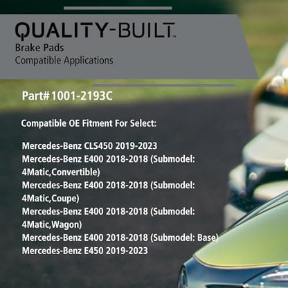 Rear Ceramic Brake Pads