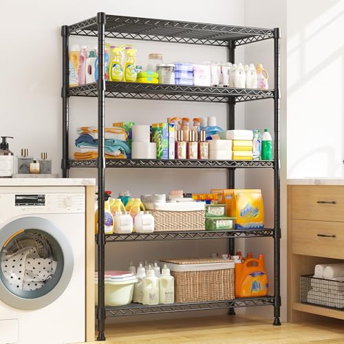 31.5" W 5 Tier Storage Shelves