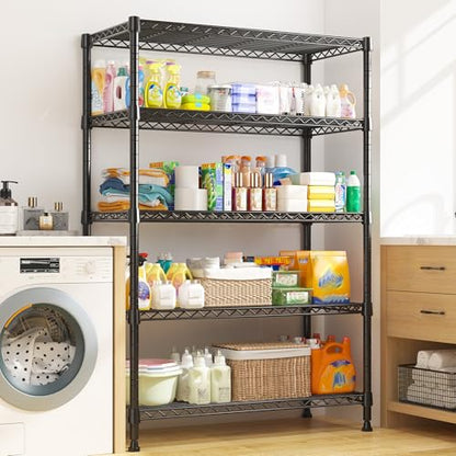 31.5" W 5 Tier Storage Shelves