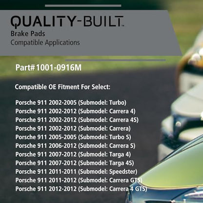 Front Semi Metallic Brake Pads