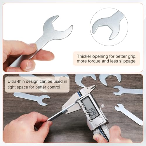 10pcs Small Wrench 25x126x2.8mm Metric U (10 Count)