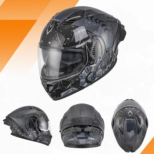 Modular Motorcycle Helmets Full Face Flip up Street Bike Motorcycle Helmet for Unisex Adult Model
