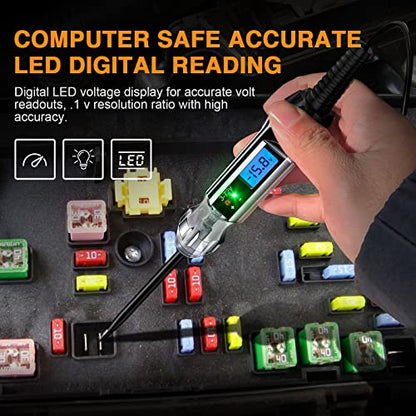 3 72V Backlit Digital LCD Circuit Tester