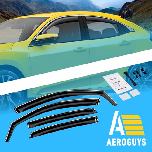 Extra Durable Window Deflectors in (4 Count)