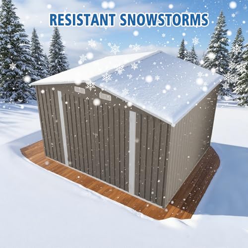 10x8 FT Outdoor Storage Shed