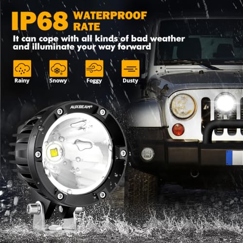 4 Inch 72W Round Pod Light