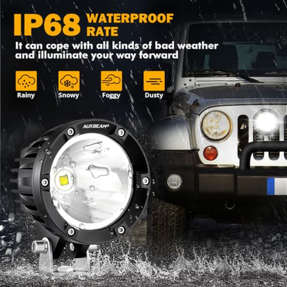 4 Inch 72W Round Pod Light