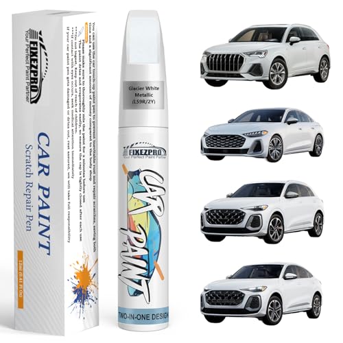 LS9R 2Y Glacier White Metallic Touch Up Paint for Audi