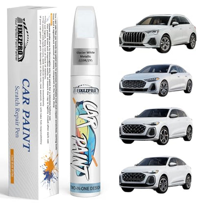 LS9R 2Y Glacier White Metallic Touch Up Paint for Audi