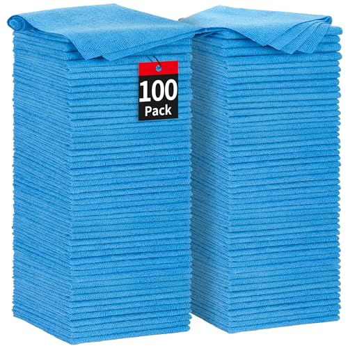 Shop Towels 100 Pack Microfiber Towels for Cars (100 Count)