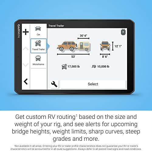 RV 895 8” GPS RV Navigator