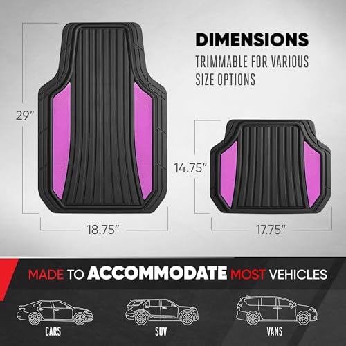 ChromeTech Car Floor Mats Full Set