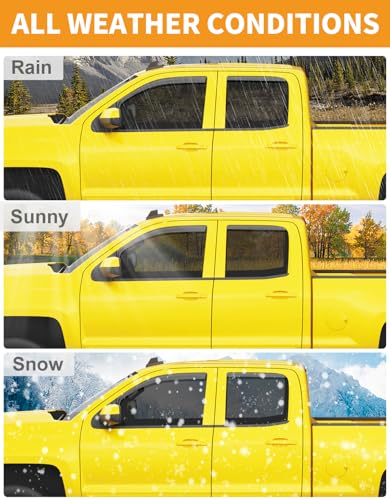 Window Rain Guards for Chevy Silverado