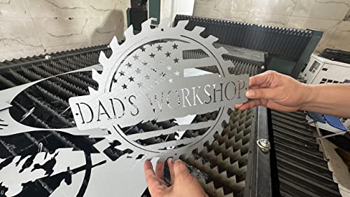 Personalized Papa's Workshop Metal Sign