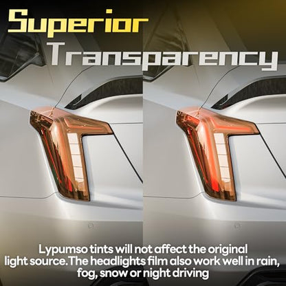 16 x 60 Inches Headlight Taillight Car Tint Vinyl Film