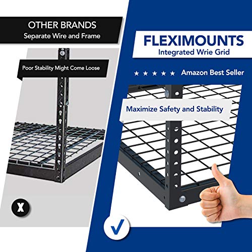 2x8 Overhead Garage Ceiling Storage Rack Organization