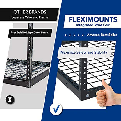 2x8 Overhead Garage Ceiling Storage Rack Organization