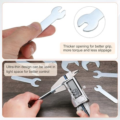 10pcs Small Wrench 4x66x1.5mm Metric U (10 Count)
