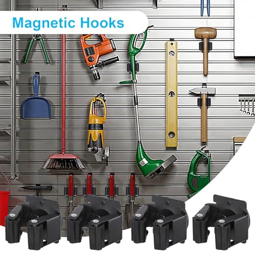 4PCS Magnetic Mop Broom Holder (4 Count)