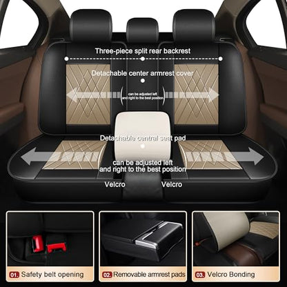 2 Front Car Seat Covers for Toyota Venza 2009