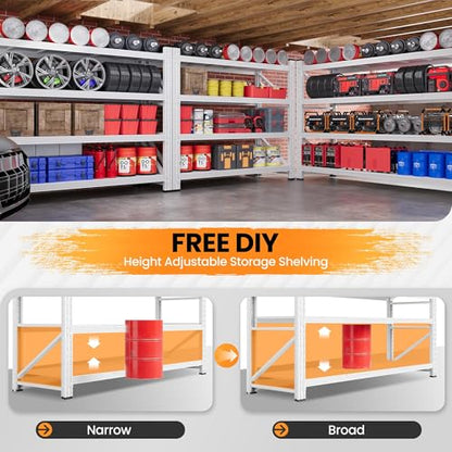 48” Wide Heavy Duty Metal Garage Shelving