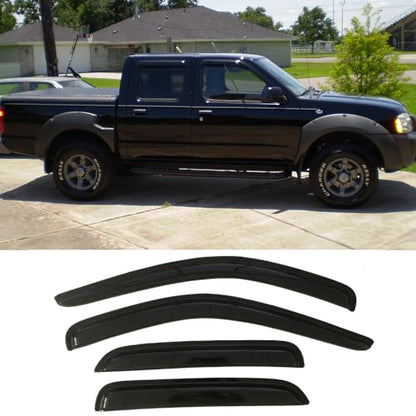 Window Visors Rain Guards for 2000 (4 Count)