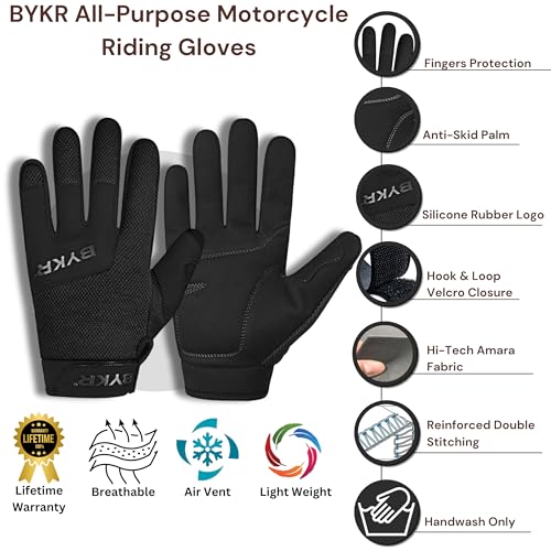 All Weather Motorcycle Gloves for Men & Women