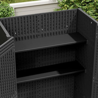 2 Pack Metal Storage Shed Shelves (2 Count)