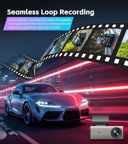 4K+2K Dash Cam Front and Rear
