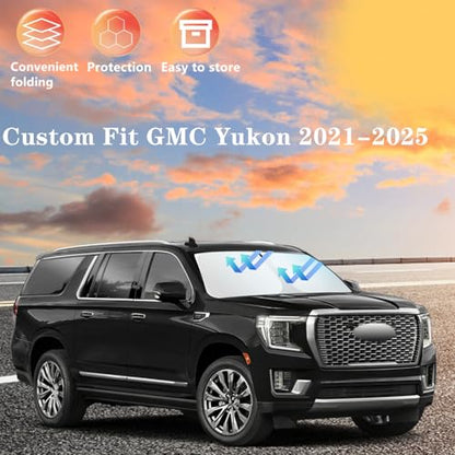 Windshield Sun Shade for GMC Yukon 2021