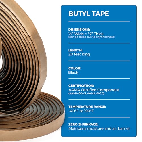 Butyl Tape 1 Roll (20 Foot)