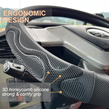 XL Comfy Grip Steering Wheel Cover for Semi Truck 18 Inch