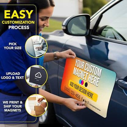 Custom Car Magnet 12x24 Inch 30 Mil 2 Pack