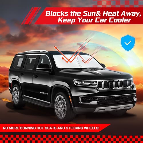Windshield Sun Shade for Jeep Wagoneer 2022