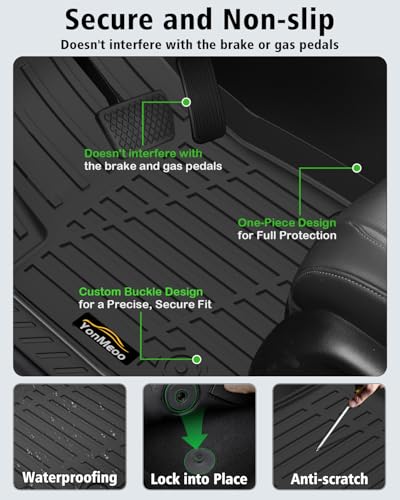 Floor Mats & Cargo Liner & Backrest Mat for Nissan Kicks 2025 2026 SV