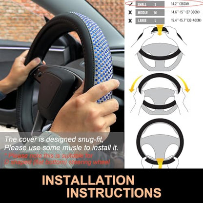 Bling Comfy Steering Wheel Cover for Tesla Model Y