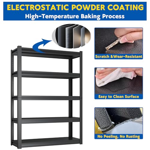 63''H Garage Shelving Heavy Duty (5 Count)
