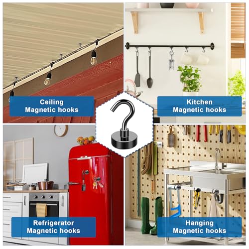 Magnetic Hooks for Cruise Essentials 2026 Cabins Door 12 Pack (12 Count)