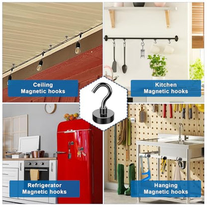 Magnetic Hooks for Cruise Essentials 2026 Cabins Door 12 Pack (12 Count)