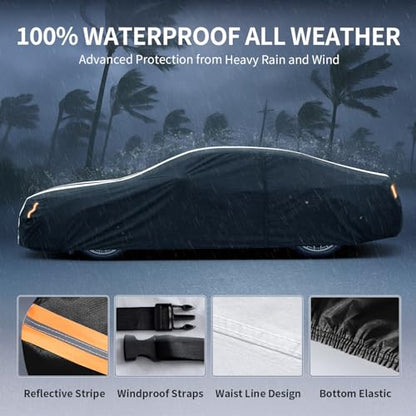 Multi Layer Car Cover Custom Fit for Pontiac Solstice