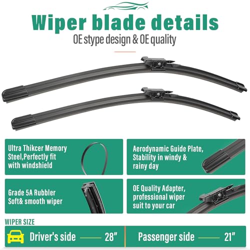 Windshield Wiper Blades Replacement for Mercedes Benz ML