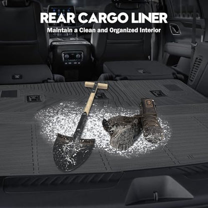 Floor Mats Cargo Mat Set for 2021 (7 Count)