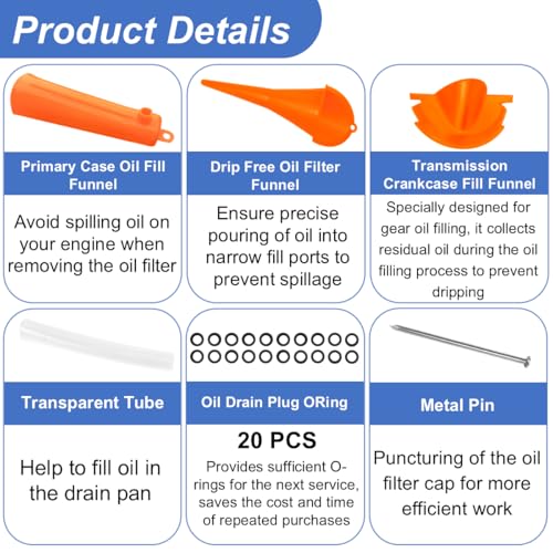 Oil Change Tool Kit for Harley Davidson Accessories