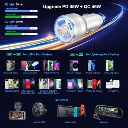 USB C Car Charger (3 Count)